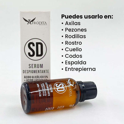 SÉRUM DESPIGMENTANTE AFRODITA CON EFECTO ILUMINADOR PARA MANCHAS EN LA PIEL